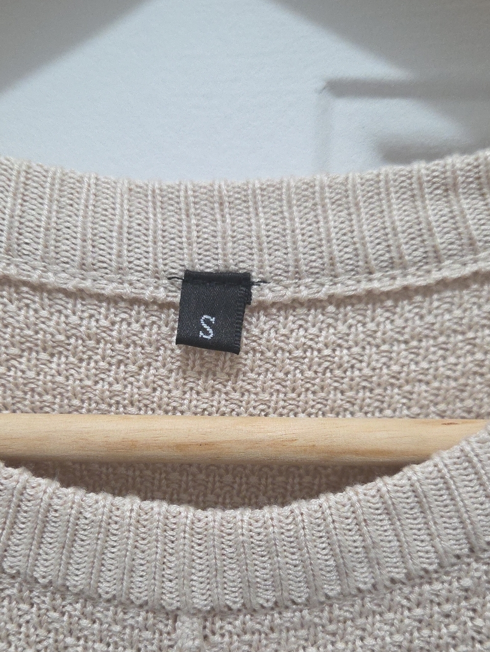Sleeveless Knit Top - Cream S - Picture 2 of 6